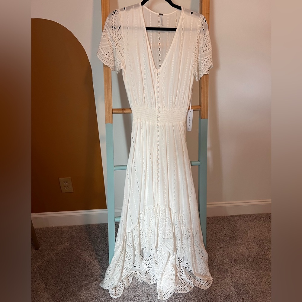 Young, Fabulous & Broke Boho Lace Maxi Dress
